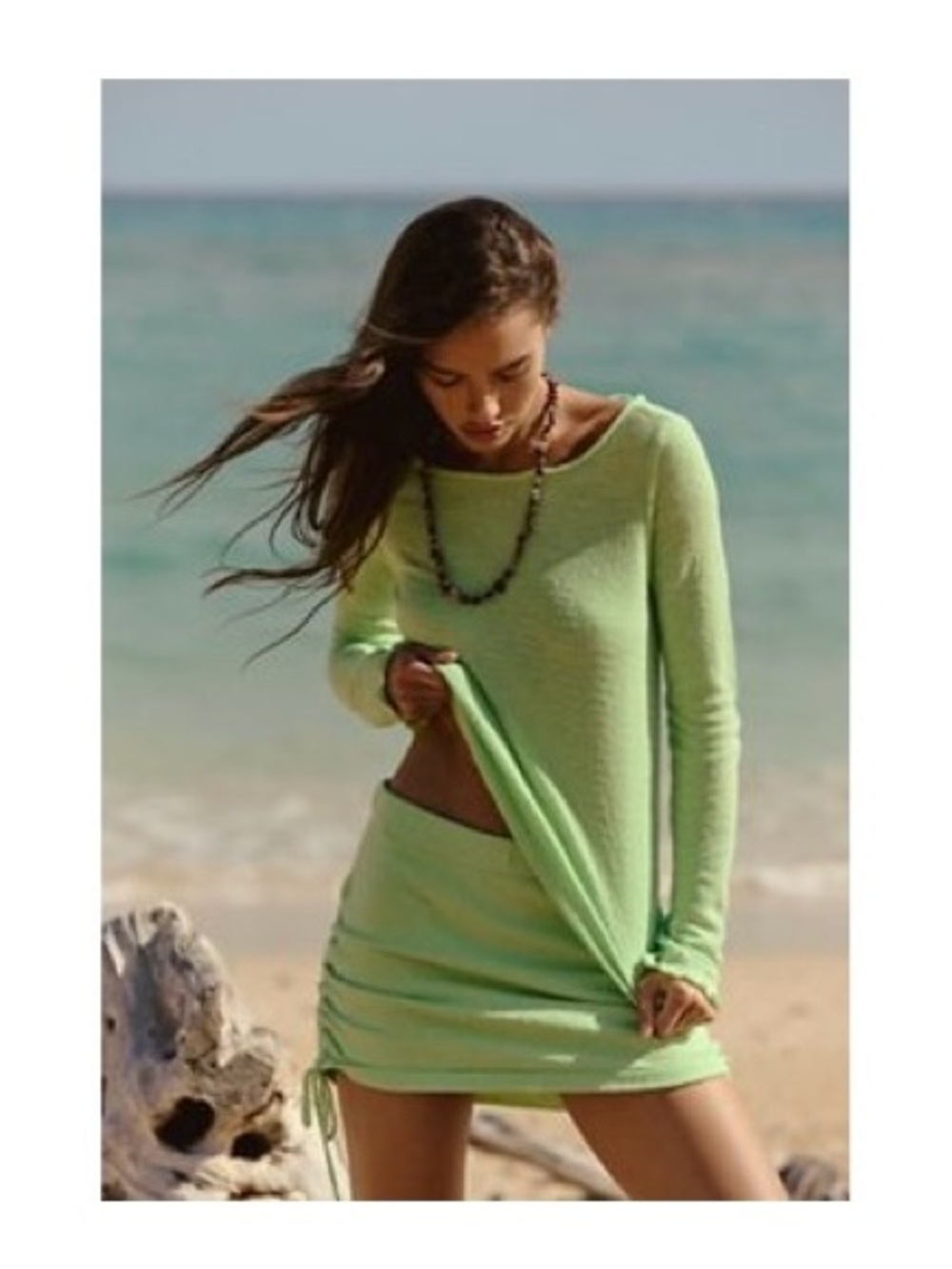 Free People Cabo Sweater Skort Set